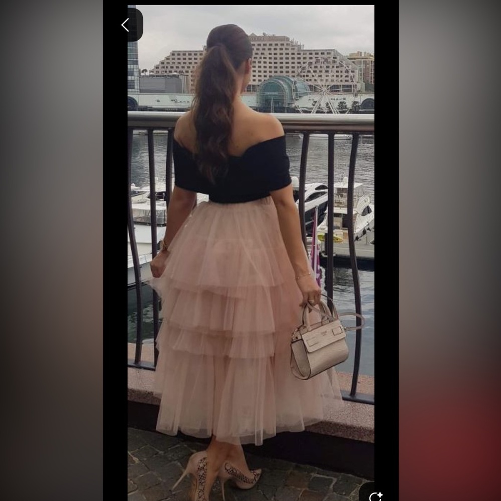 Chicwish love me more layered tulle skirt xs/s